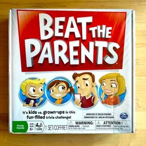 ✅5/$25 Beat the Parents Board Game Kids vs Grown Ups Fun New SEALED family nwt